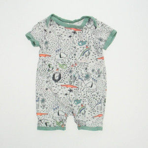 Egg Unisex White | Green Romper size: 6 Months